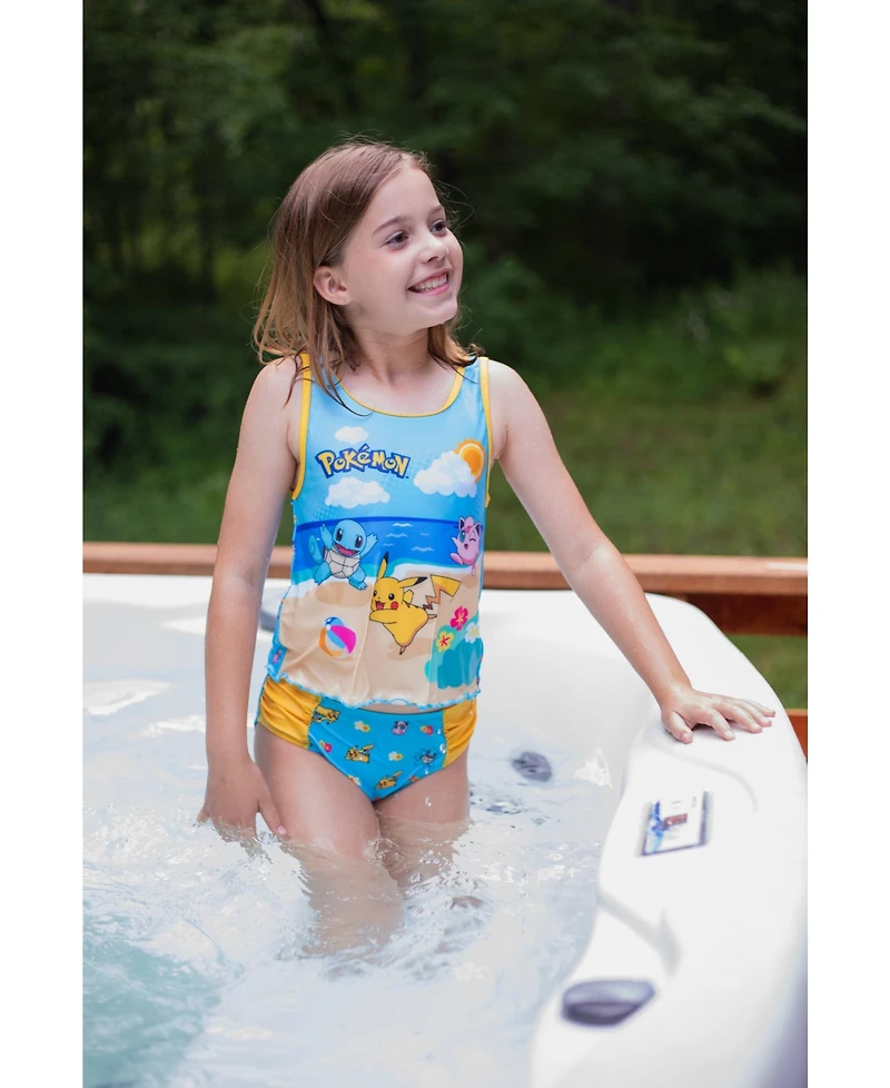 Pokemon Girls Tankini Top and Bikini Bottom Swim Set