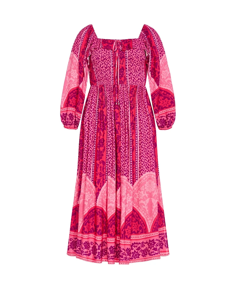 City Chic Plus Estelle Maxi Dress