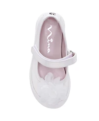 Nina Little Girls Natty Pearlized Round Toe Sneakers