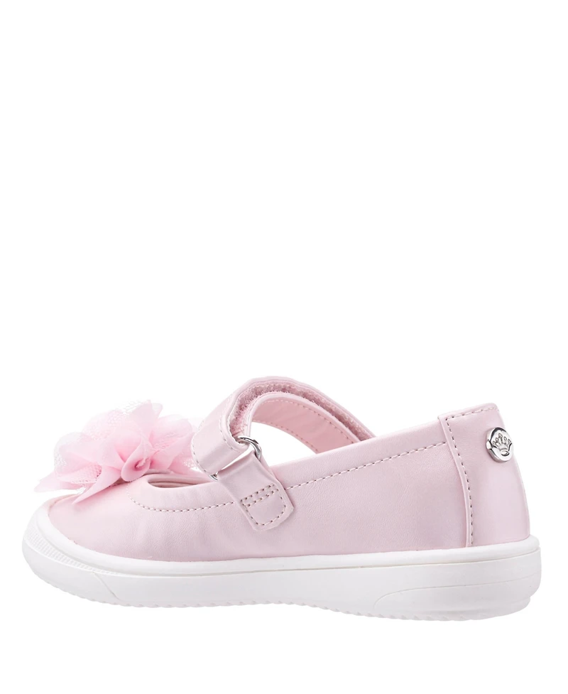 Nina Little Girls Natty Pearlized Round Toe Sneakers