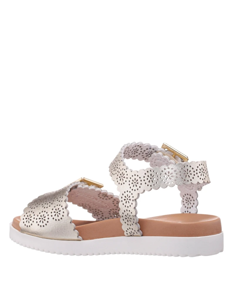 Nina Little Girls Saturn Footbed Sandals