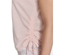 Calvin Klein Performance Women's Ruched Side-Tie Tank Top