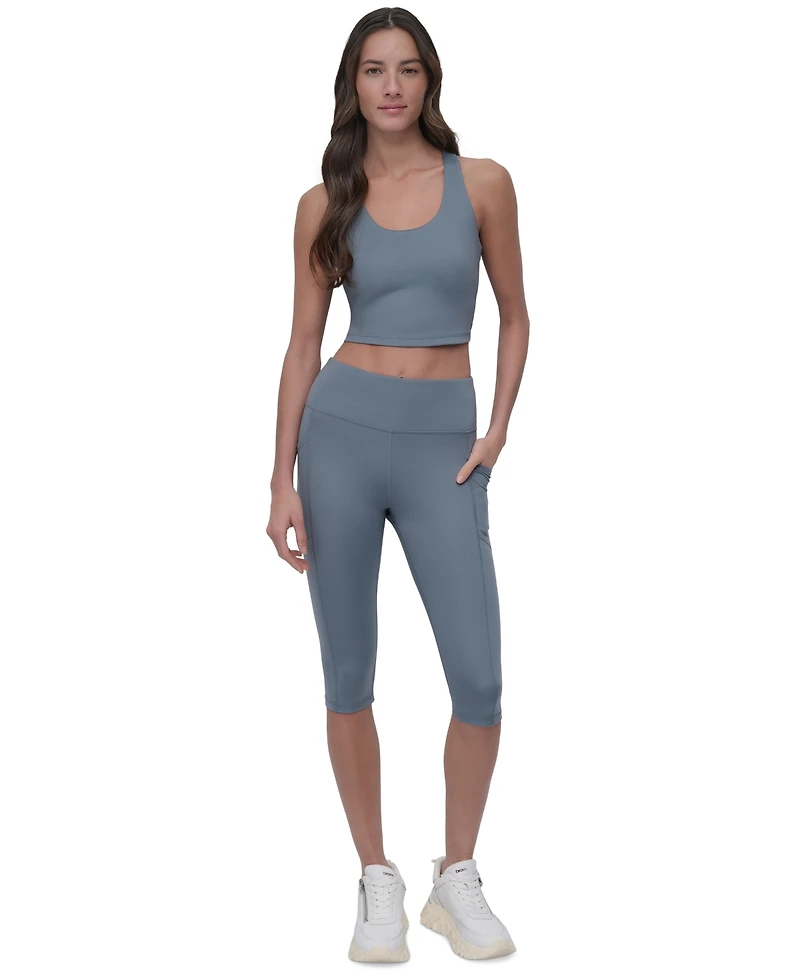 Dkny Sport Women's Balance Compression Cropped Tank Top
