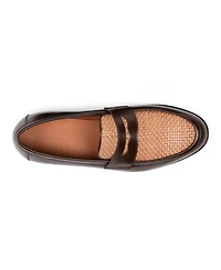 Anthony Veer Men's Mercer Slip On Leather Penny Loafers