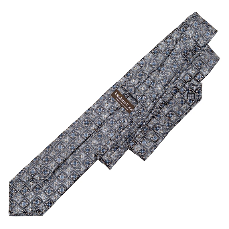 Elizabetta Big & Tall De Sica- Silk Jacquard Tie for Men