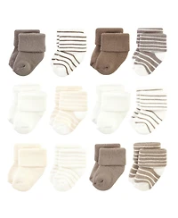 Hudson Baby Boys 24-Pack Comfort Terry Socks Set