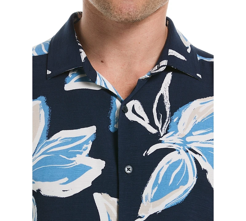 Cubavera Men's All-Over Tropical Print Short-Sleeve Button-Down Shirt