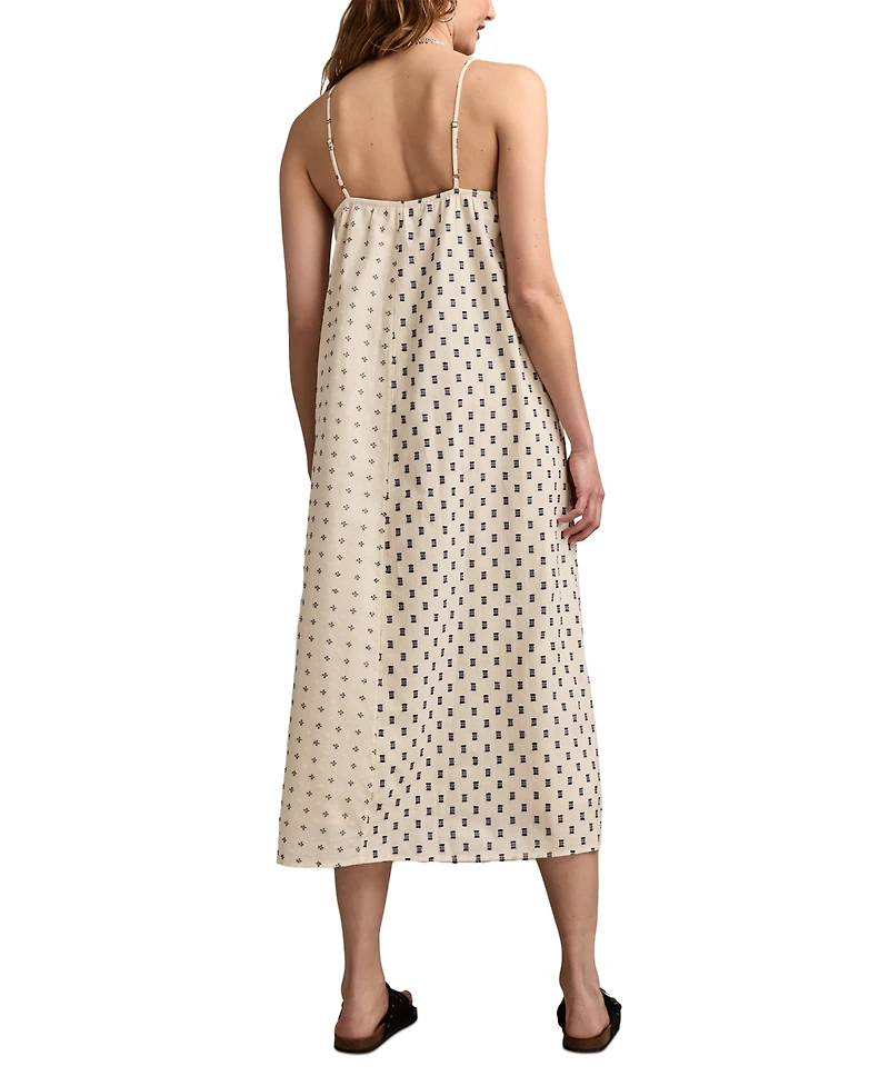 Lucky Brand Women's Textured Patchwork Dress