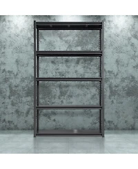 78"H 5 Tier Metal Shelves for Storage Garage Shelving 2000LBS Heavy Duty Storage Shelves Adjustable Garage Shelf Industrial Shelving Unit Storage Util