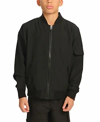 Sovereign Code Little and Big Boys Stretch Varsity Jacket