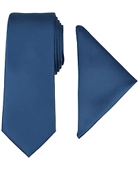 Alfani Men's Modern Textured Tie & Pocket Square Set, Created for Macy's