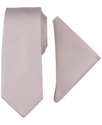 Alfani Men's Modern Textured Tie & Pocket Square Set, Created for Macy's