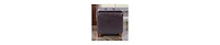 Tufted Leatherette Ottoman – Square Wooden Storage with Lift-Off Lid