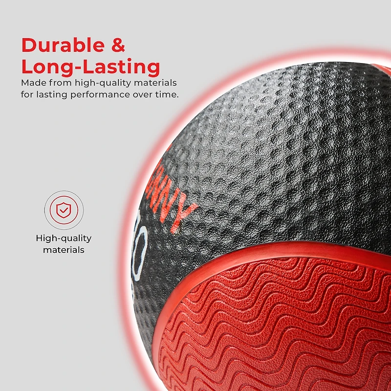 Sunny Health & Fitness Medicine Ball 8LBS, Non-slip Grip