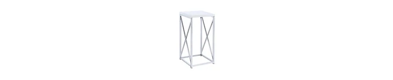 Modern Metal Side Table with Sturdy Construction and Chic Look