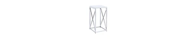 Modern Metal Side Table with Sturdy Construction and Chic Look