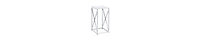 Modern Metal Side Table with Sturdy Construction and Chic Look