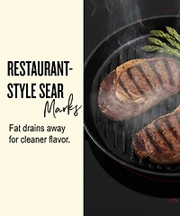 Alva Nori 11" Pre-Seasoned Cast Iron Grill Pan