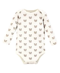 Hudson Baby Boys Unisex Everyday Long-Sleeve Cotton All-in-Ones