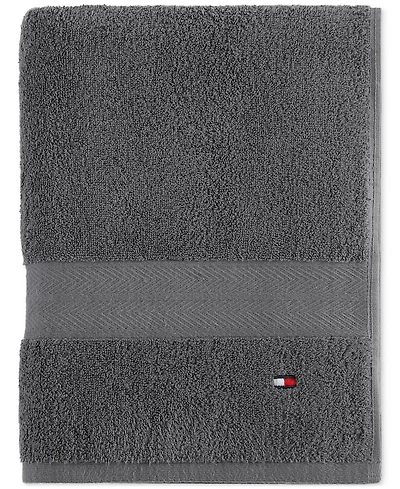 Tommy Hilfiger Home Modern American Solid Cotton Bath Towel, 30" x 54"