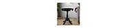 Traditional Round Side Table with Turned Pedestal Base – Sturdy Wood Construction