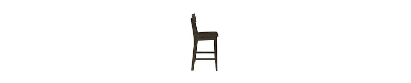 Curved Back Counter Stool – Rubberwood Chair for Kitchen & Bar