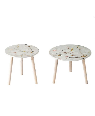 Set of 2 Side Tables for Stylish and Functional Home Decor
