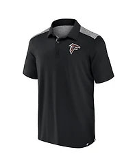 Fanatics Men's Black Atlanta Falcons Long Shot Polo Shirt