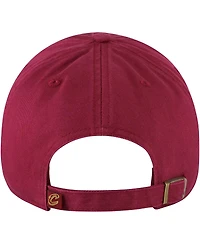 '47 Brand Men's Wine Cleveland Cavaliers Core Wordmark Clean Up Adjustable Hat