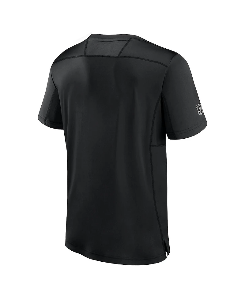 Fanatics Men's Black San Jose Sharks Authentic Pro Tech T-Shirt