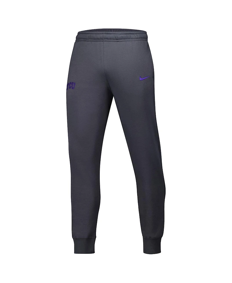 Nike Men's Anthracite Tcu Horned Frogs Club Fleece Pants