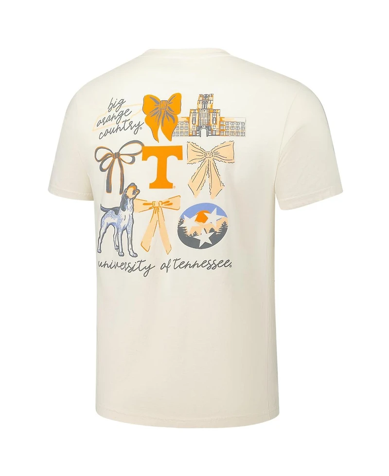 Comfort Colors Men's and Women's Natural Tennessee Volunteers Coquette T-Shirt