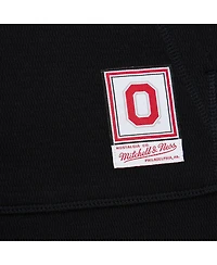 Mitchell & Ness Men's Black Ohio State Buckeyes Lightweight Thermal Pullover Hoodie