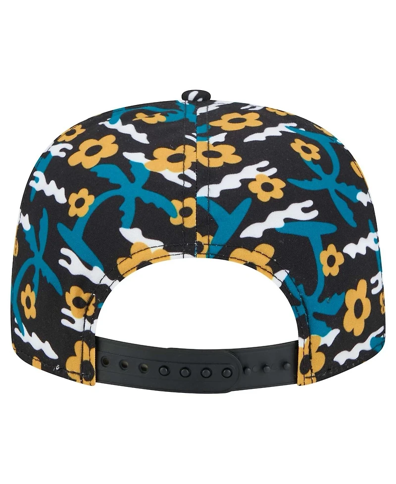 New Era Men's Black Jacksonville Jaguars Wakey Wakey Golfer Snapback Hat