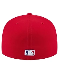 New Era Men's Red Philadelphia Phillies State Stitch 59Fifty Fitted Hat