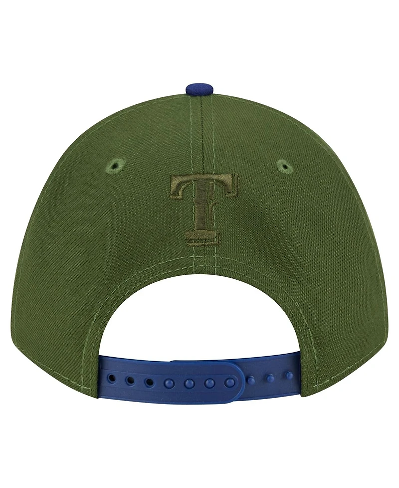 New Era Men's Dark Green Texas Rangers City Feature 9Forty A-Frame Adjustable Hat