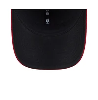 New Era Men's Black/Red Cincinnati Reds Player Replica 9Forty Adjustable Hat