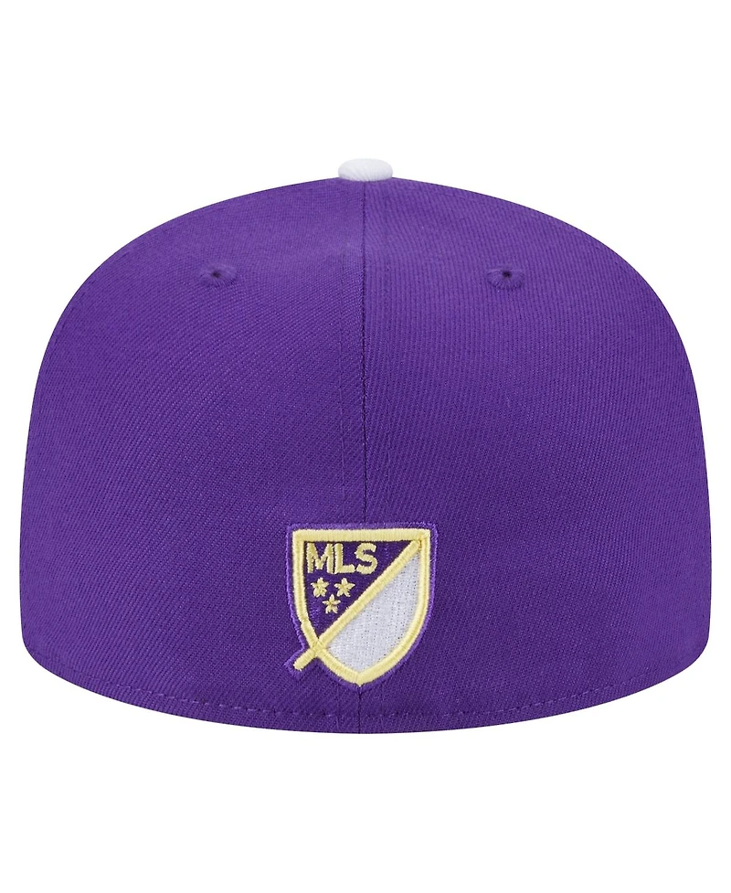 New Era Men's Purple Orlando City Sc 2025 Kickoff 59FIFTY Fitted Hat