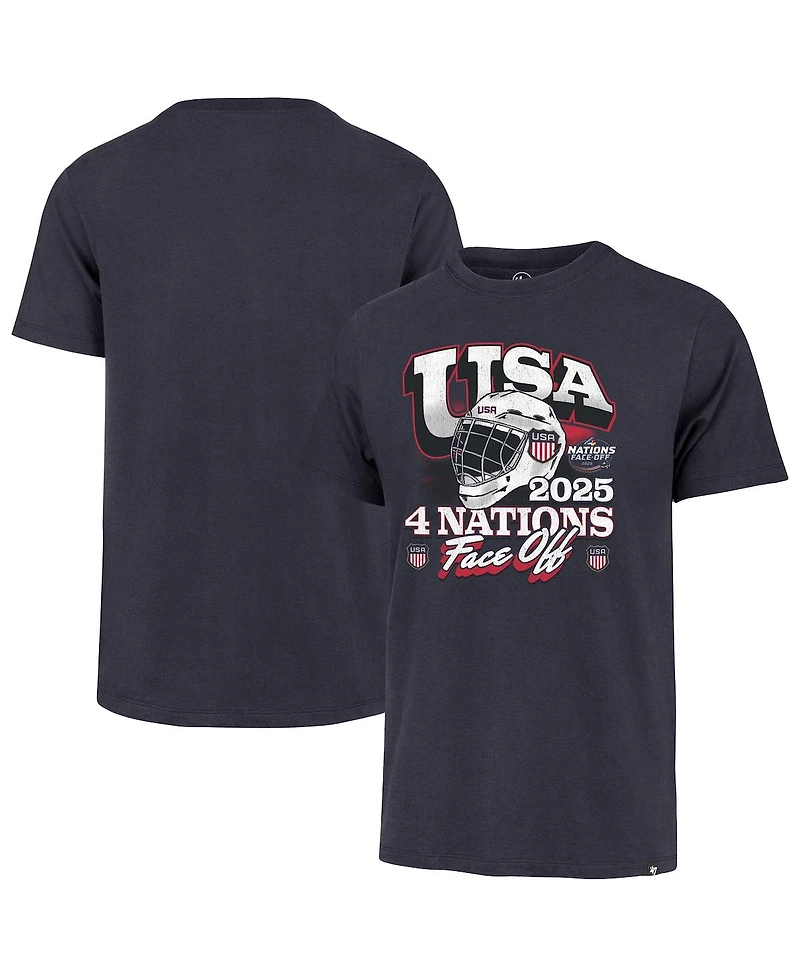 '47 Brand Men's Navy Usa 2025 4 Nations Face-Off Premier Franklin T-Shirt