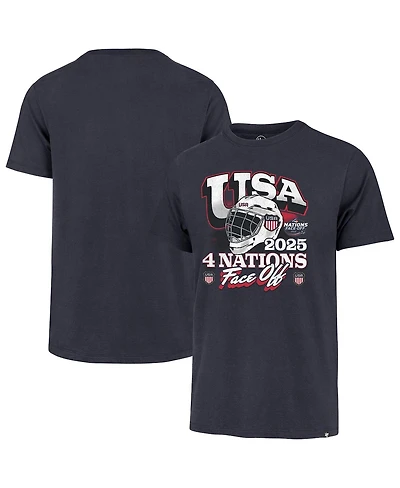 '47 Brand Men's Navy Usa 2025 4 Nations Face-Off Premier Franklin T-Shirt