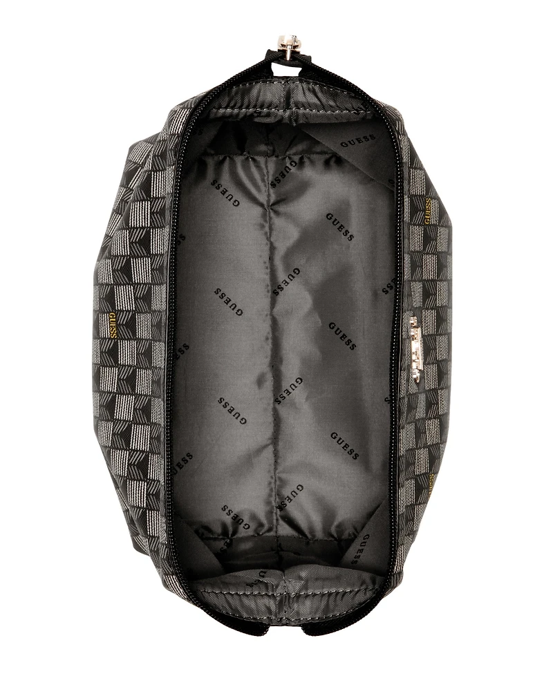 Guess G Wave Logo Zip Around Travel Pouches