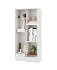 41 Inches 5-Cube Floor Bookcase with 2 Anti-Tipping Kits
