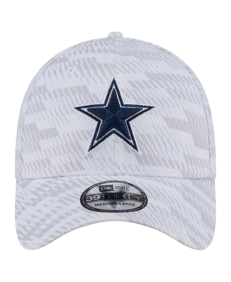 New Era Men's White Dallas Cowboys Gameday Graded 39THIRTY Flex Hat