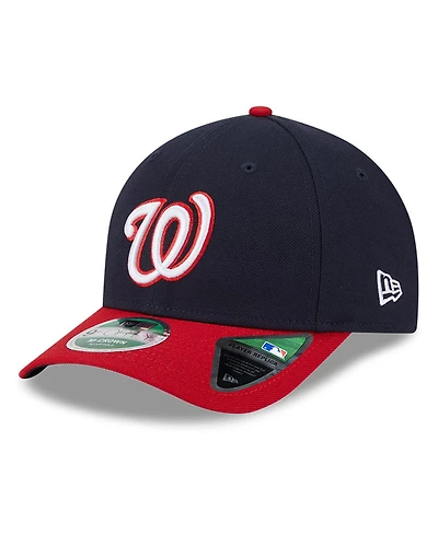 New Era Men's Navy Washington Nationals Player Replica 9Forty Adjustable Hat