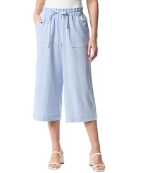 Gloria Vanderbilt Rainey Pull-On Wide-Leg Cropped Pants