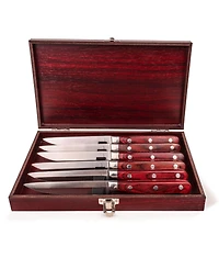 BergHOFF Pakka Wood 14-Piece Steak Knife Set
