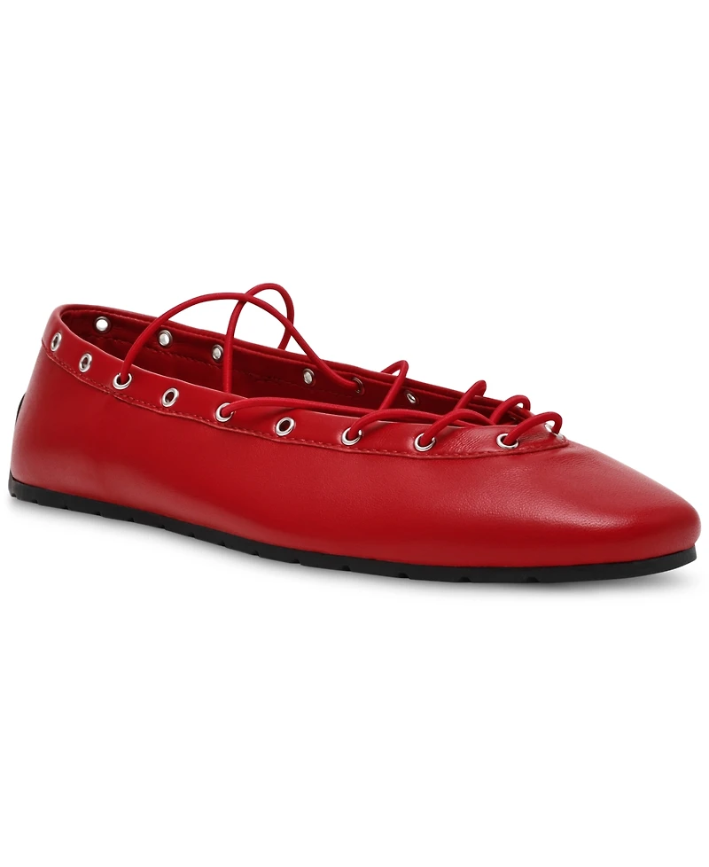 Steve Madden Women's Pointe Lace-Up Flats
