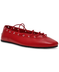 Steve Madden Women's Pointe Lace-Up Flats