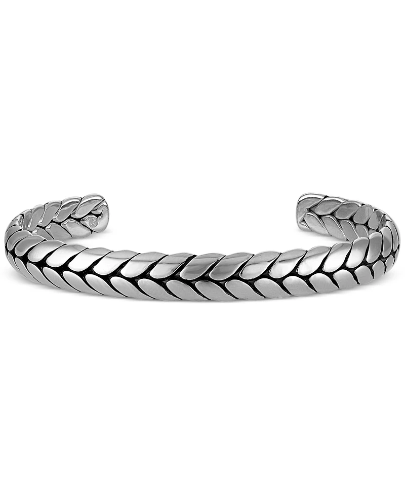 Esquire Men's Jewelry Cuff Bracelet in Stainless Steel