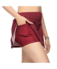ZooZatz Women's Garnet South Carolina Gamecocks All-Over Print Flowy Skort